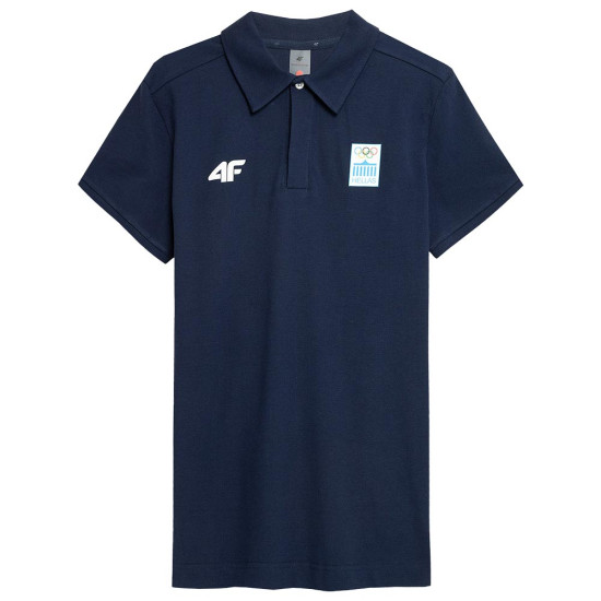 4F Ανδρική κοντομάνικη μπλούζα polo Greece-Tokyo 2020